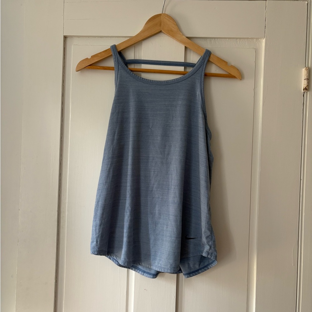 Nike Dri Fit Light Blue Tank Top